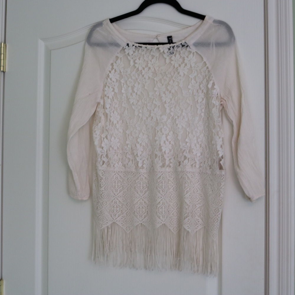 Free People Lace Long Sleeve